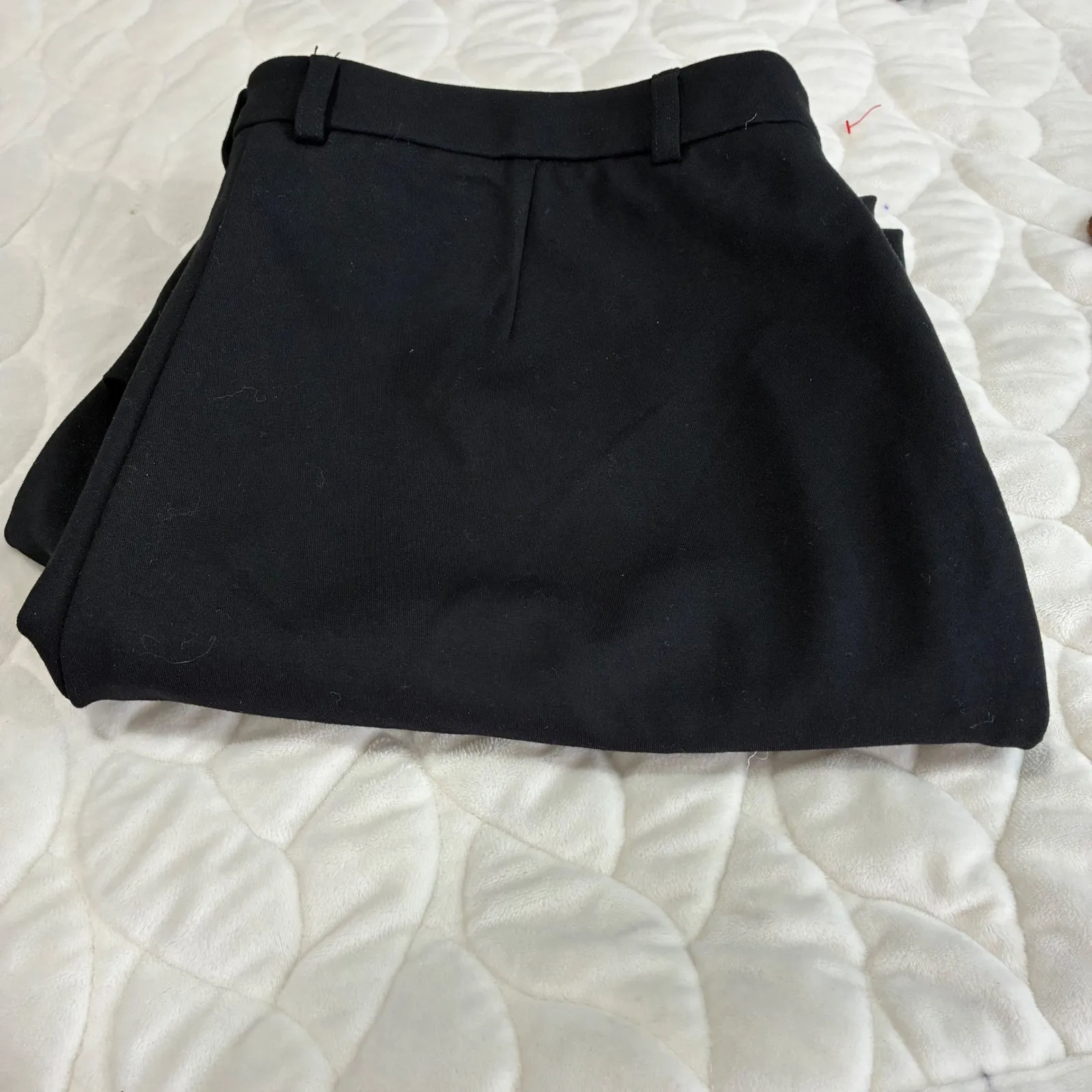 Zac & Rachel Black Flare Leg Stretch Career Dress Pants Women's Size L Size L - Image 5