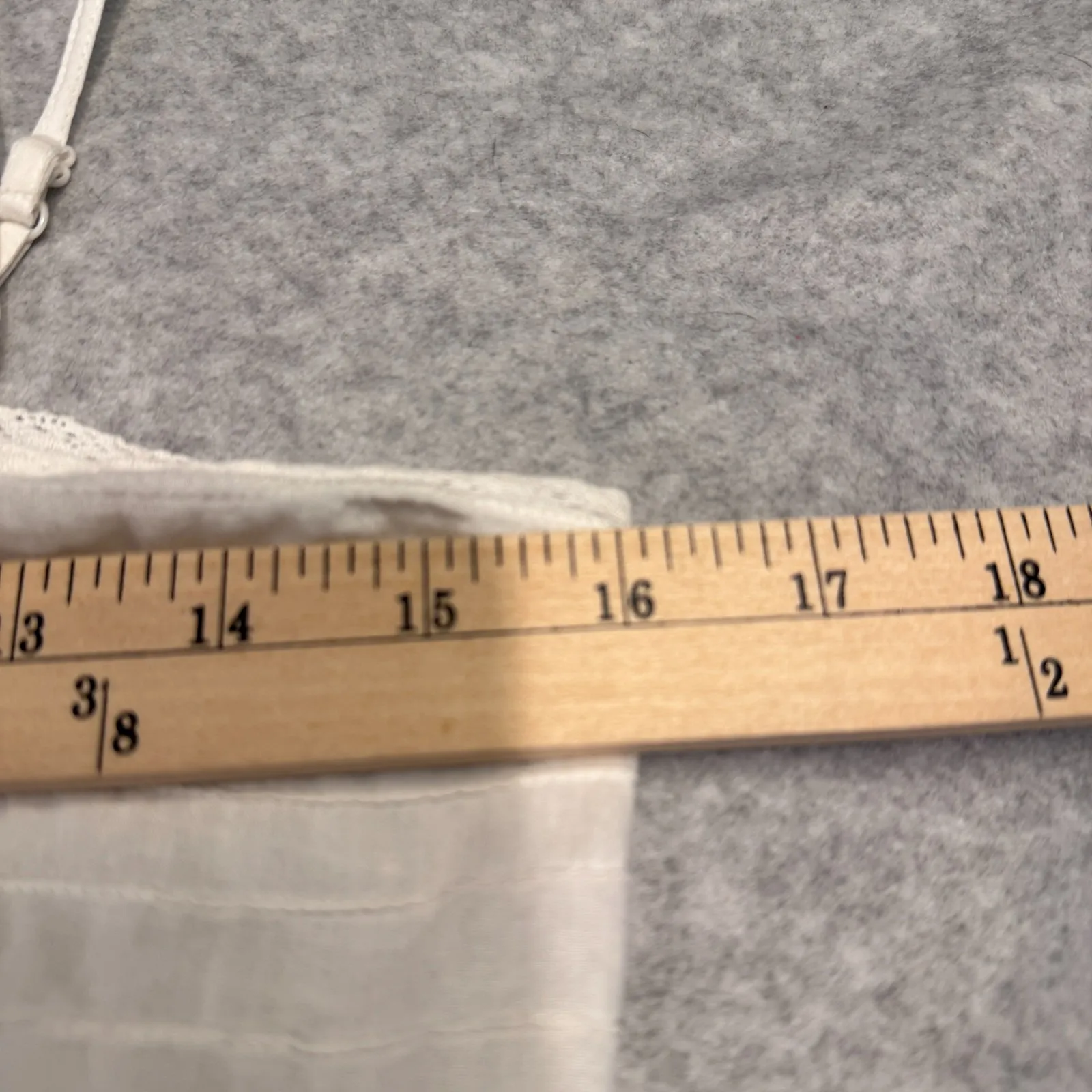 Anthropologie Fleurette Slip Dress Small White Cotton Lace Trim Country Romantic - Image 12