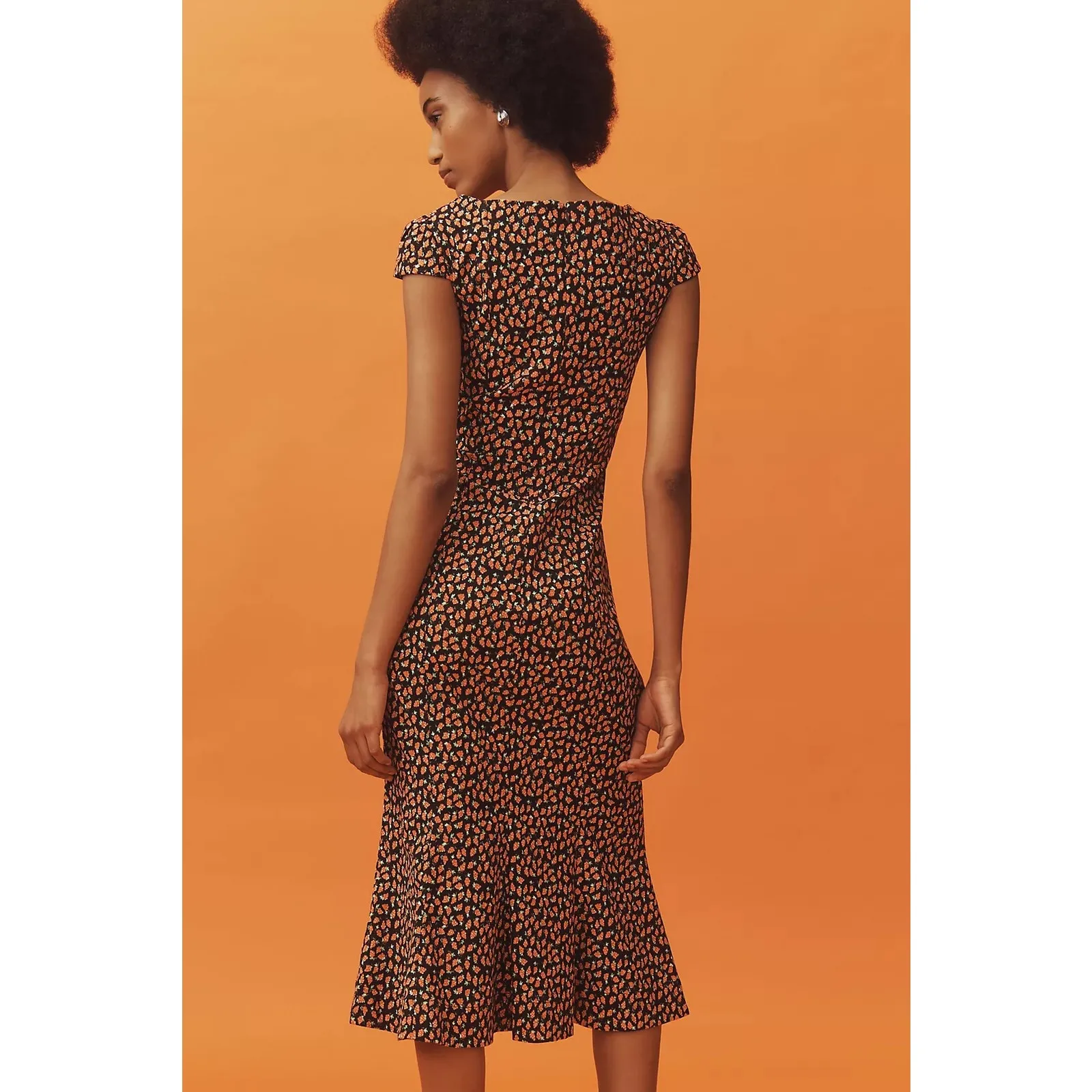 Anthropologie Cecily Sweetheart Fit Flare Midi Dress Raspberry NWT XL - Image 2