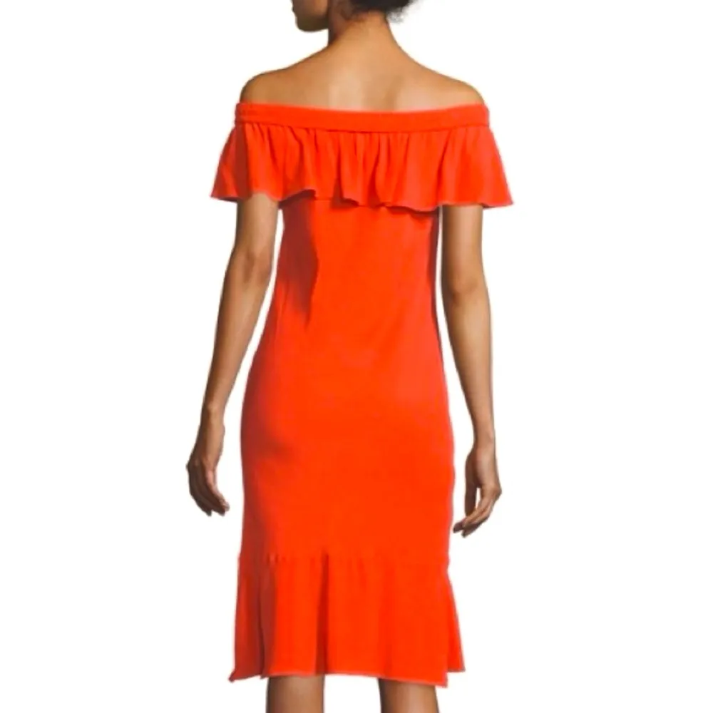 Veronica Beard “Oleta” Off Shoulder Ruffled Dress - Image 5