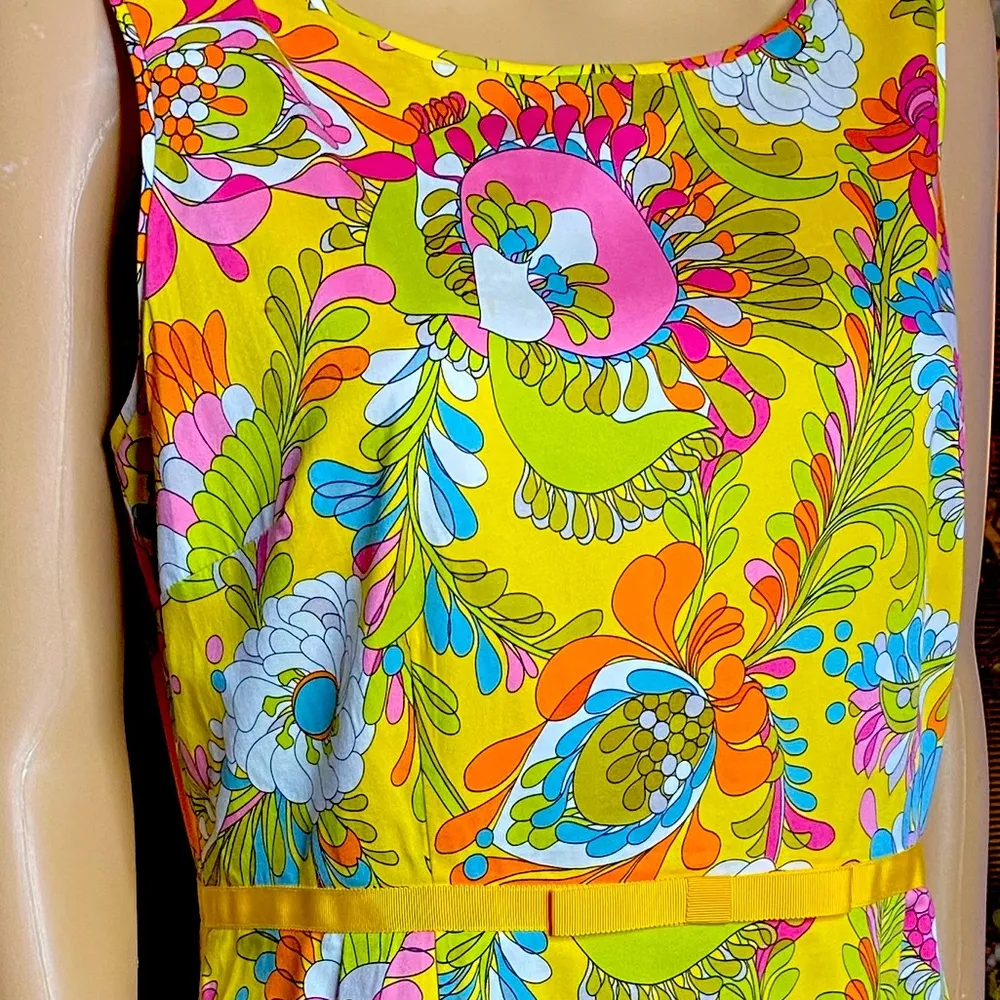 Kate Spade Floral Retro style 60s70s vibe size 2 USA XS - Image 7