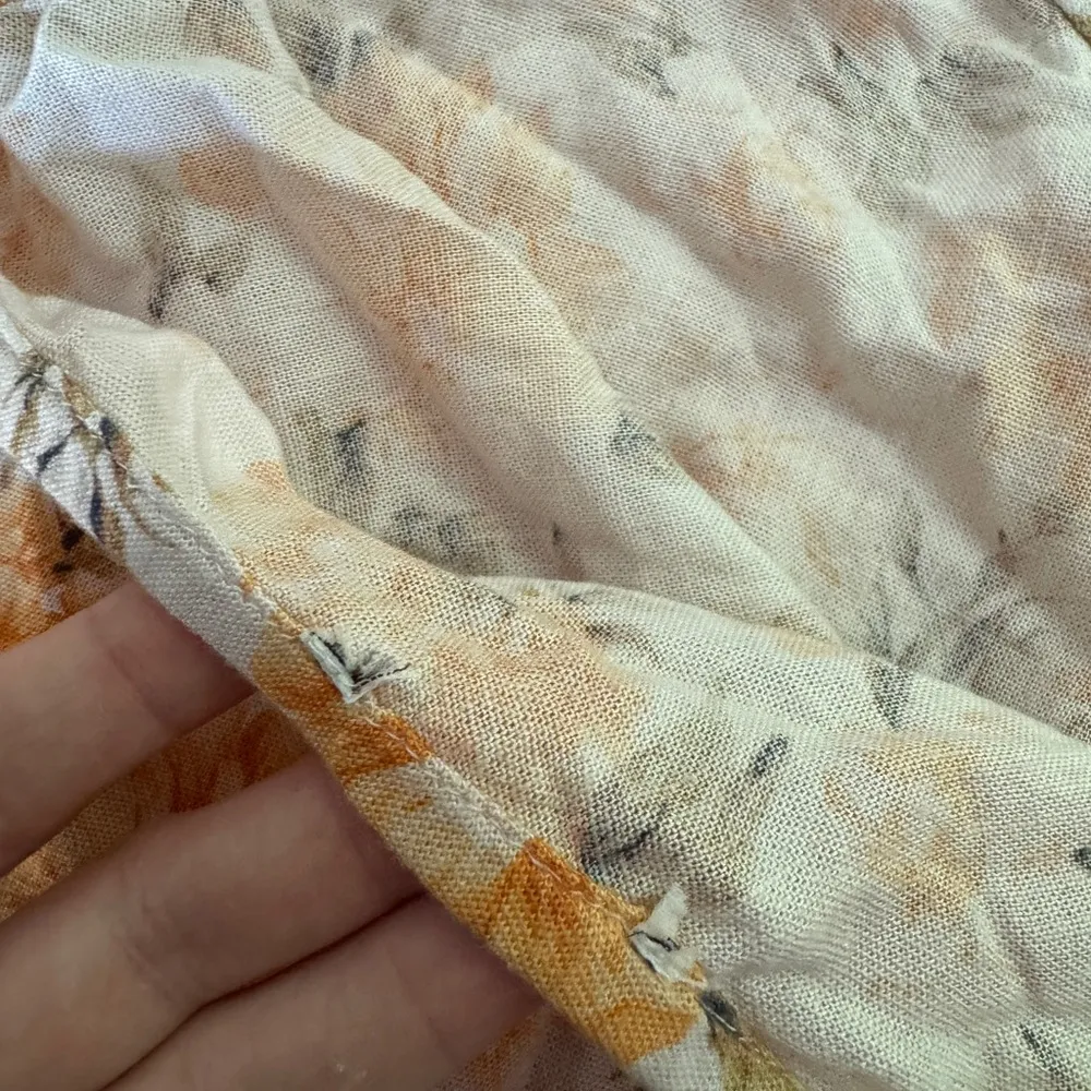 American Eagle Floral One Shoulder Crop Top - Image 4