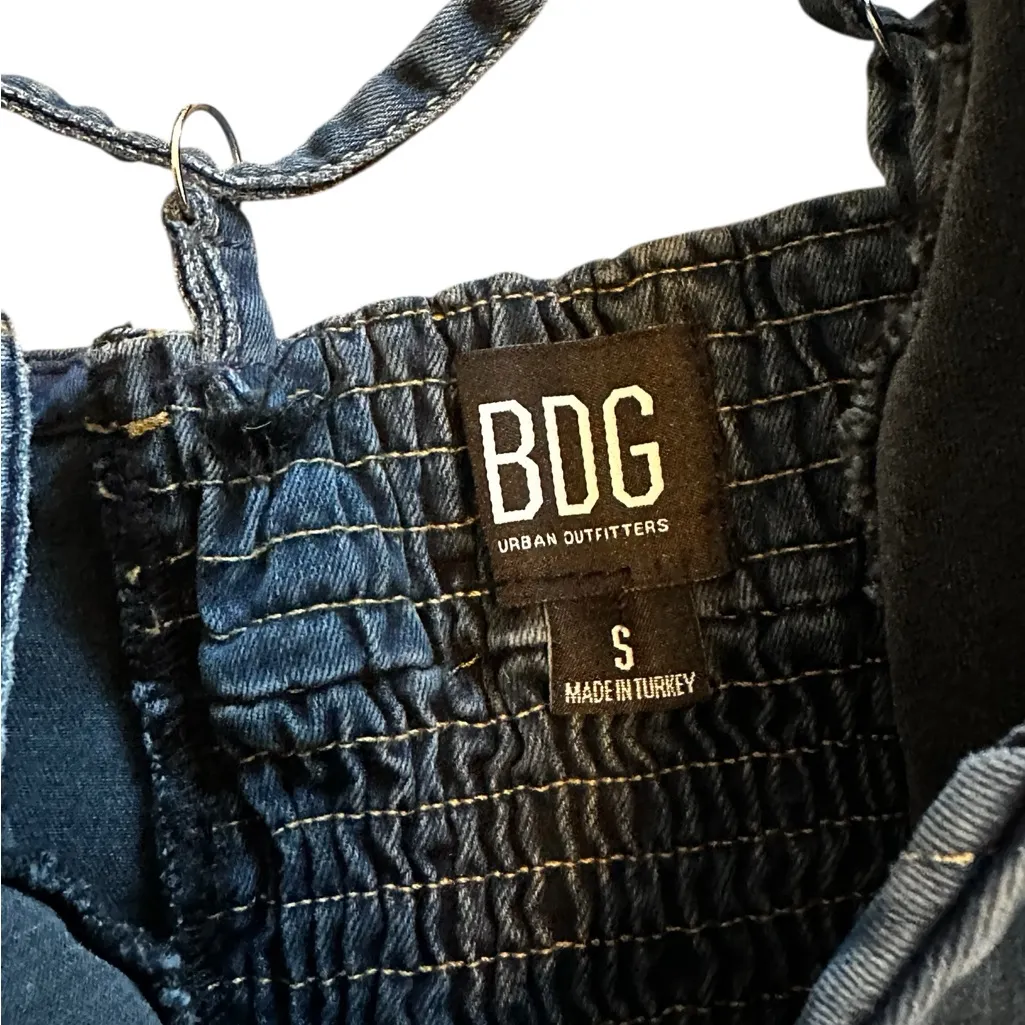 BDG UO Urban Outfitters Denim Bustier Crop Top Festival  Size Small - Image 6