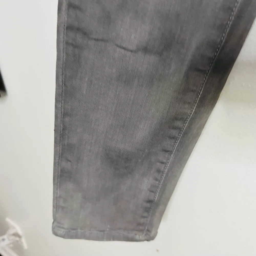 FRAME Women's Gray Denim Jeans Le Skinny de Jeanne Cuffed Skinny Jeans Size 27 - Image 5