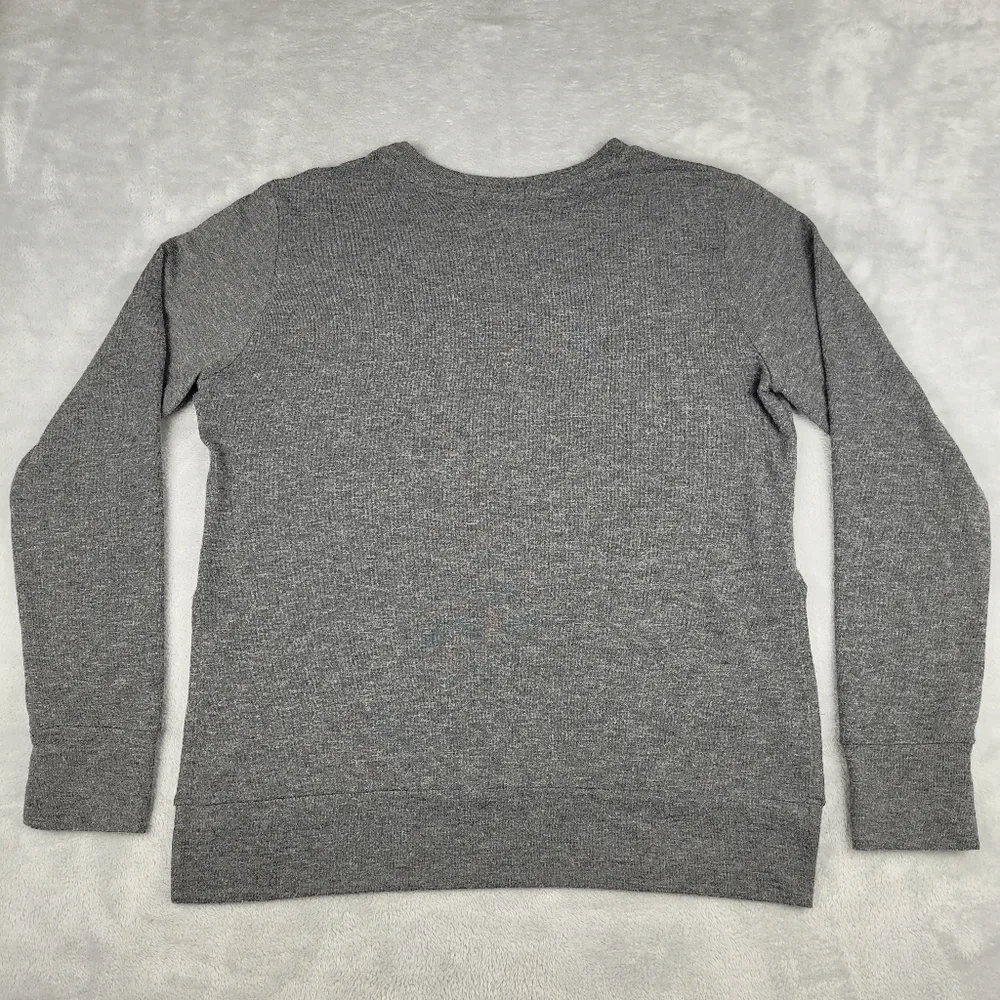 Beyond Yoga Women's Just Chillin Long Sleeve Pullover Top Gray Size M Medium - Image 12