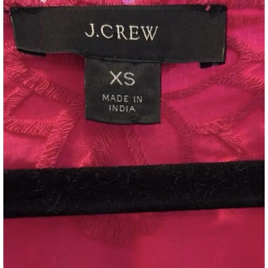 J. Crew Hot Pink NWT V - Image 3