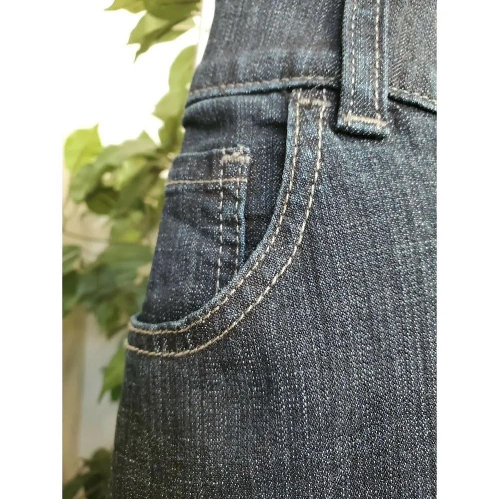 Riders By Lee Women's Blue Denim Cotton Mid Rise Bootcut Jeans Pant - Image 5