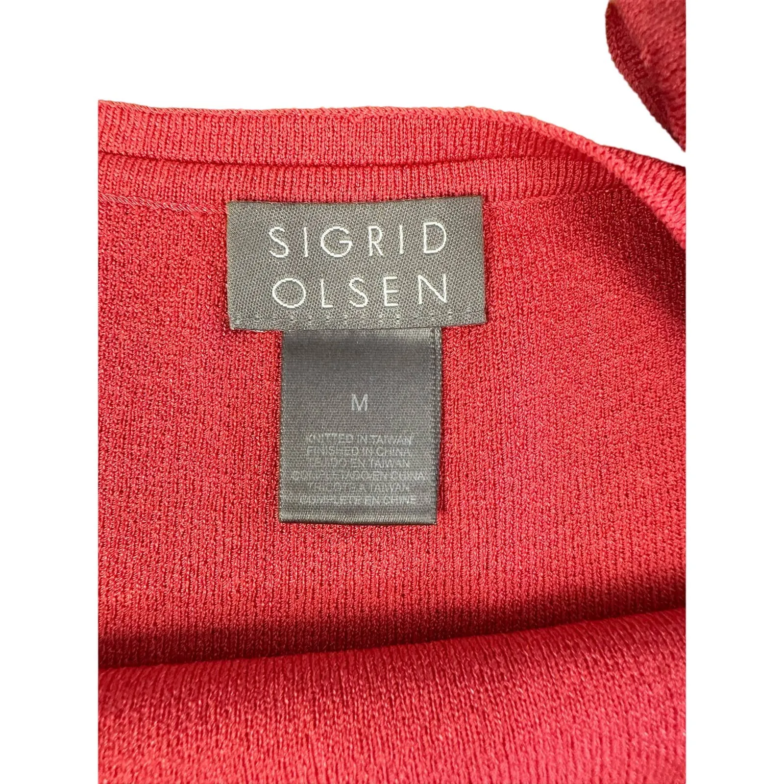 Sigrid‎ Olsen Fitted Pink Tank with Button Detail Size M - Image 2