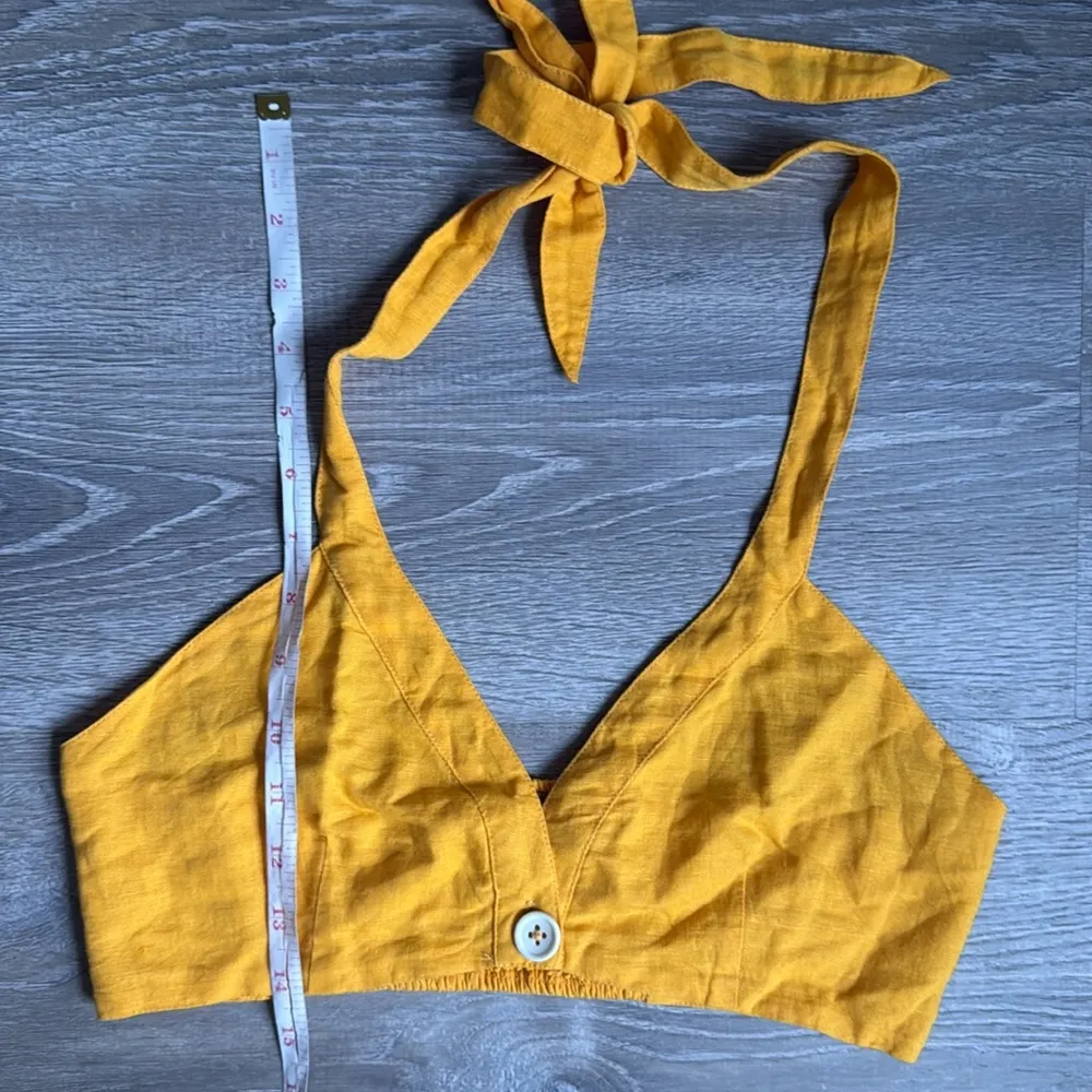 Free people It Takes Two piece linen blend Set Small - Image 7