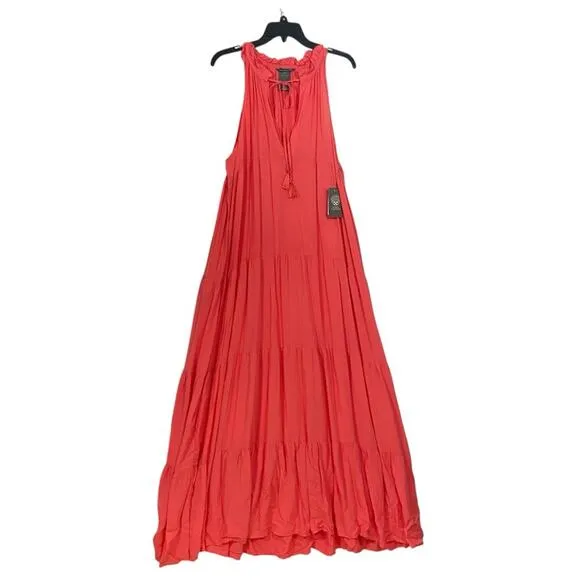 Vince Camuto‎ NWT $158 Women's Tiered Maxi Dress Swim Cover-Up M - Image 3