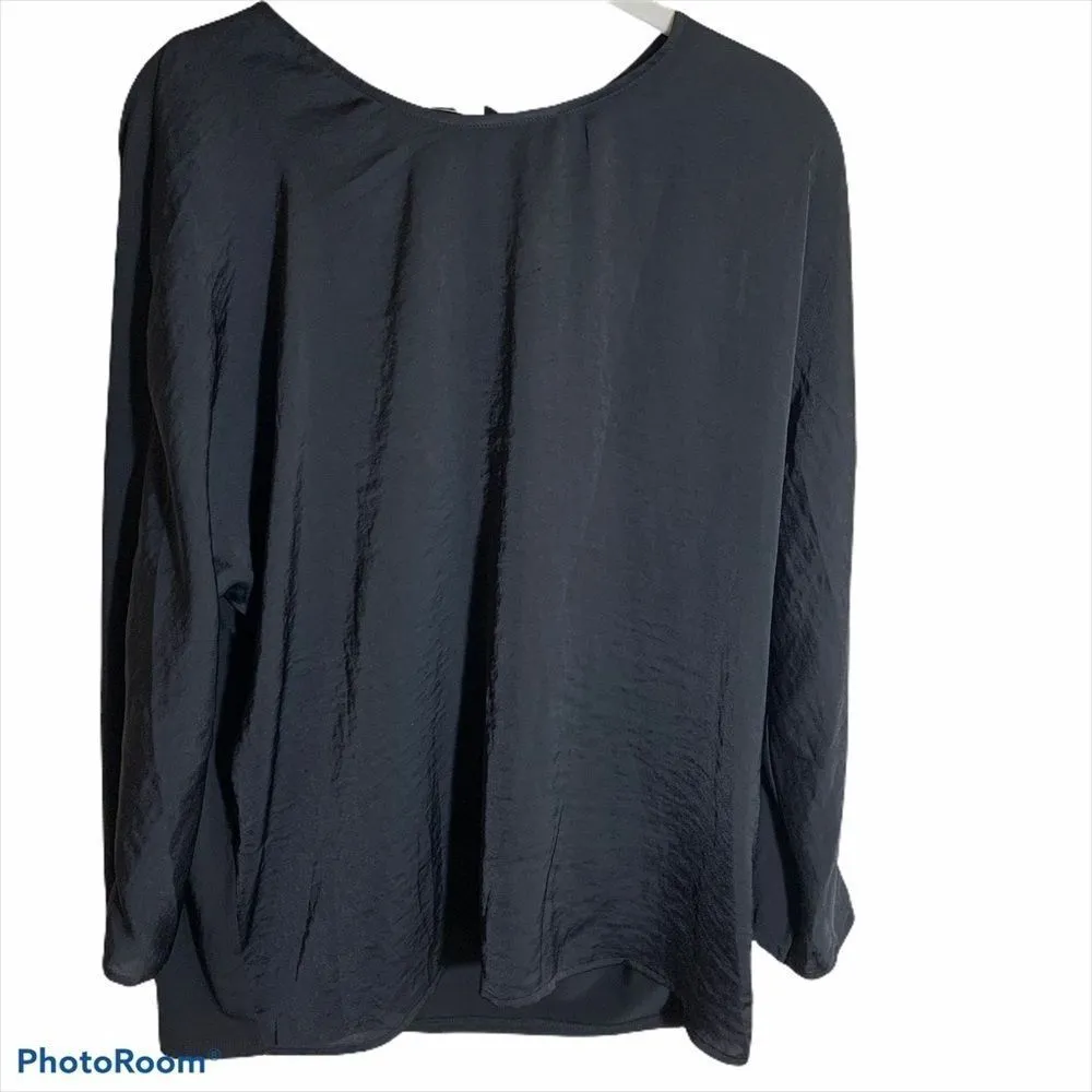 𝅺41 Hawthorn Mixed Media Black Tunic‎ Size M - Image 3