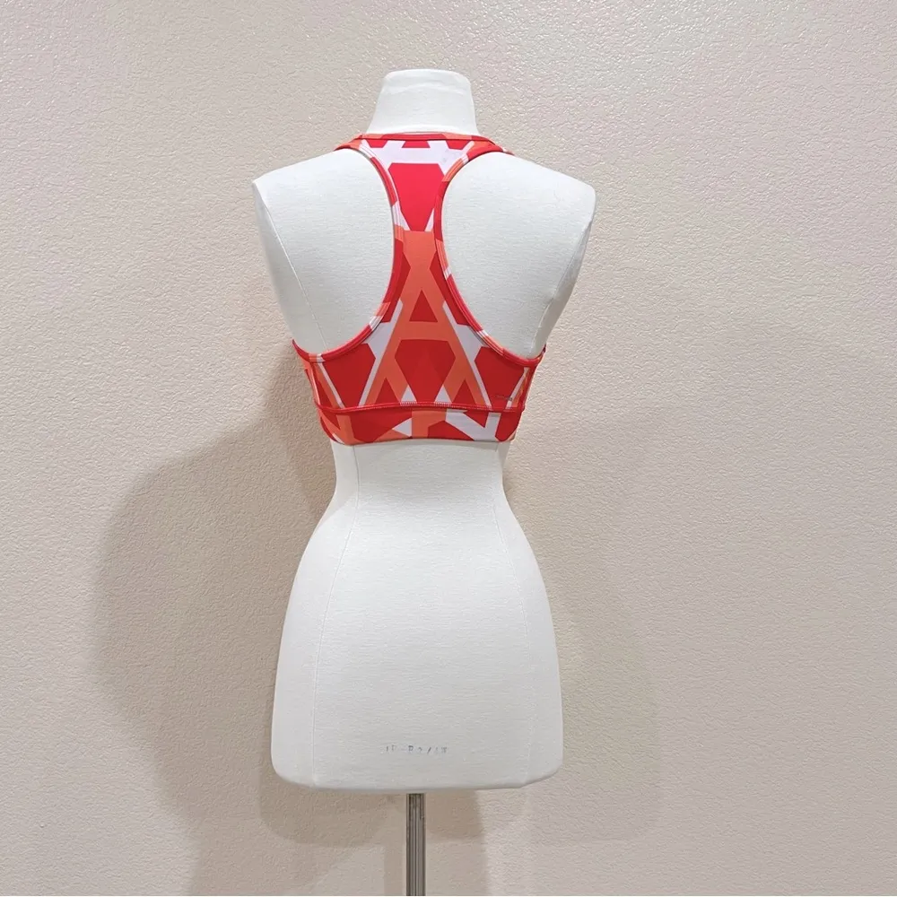 Adidas Coral Climalite Techfit Athletic Bra Size Medium - Image 5