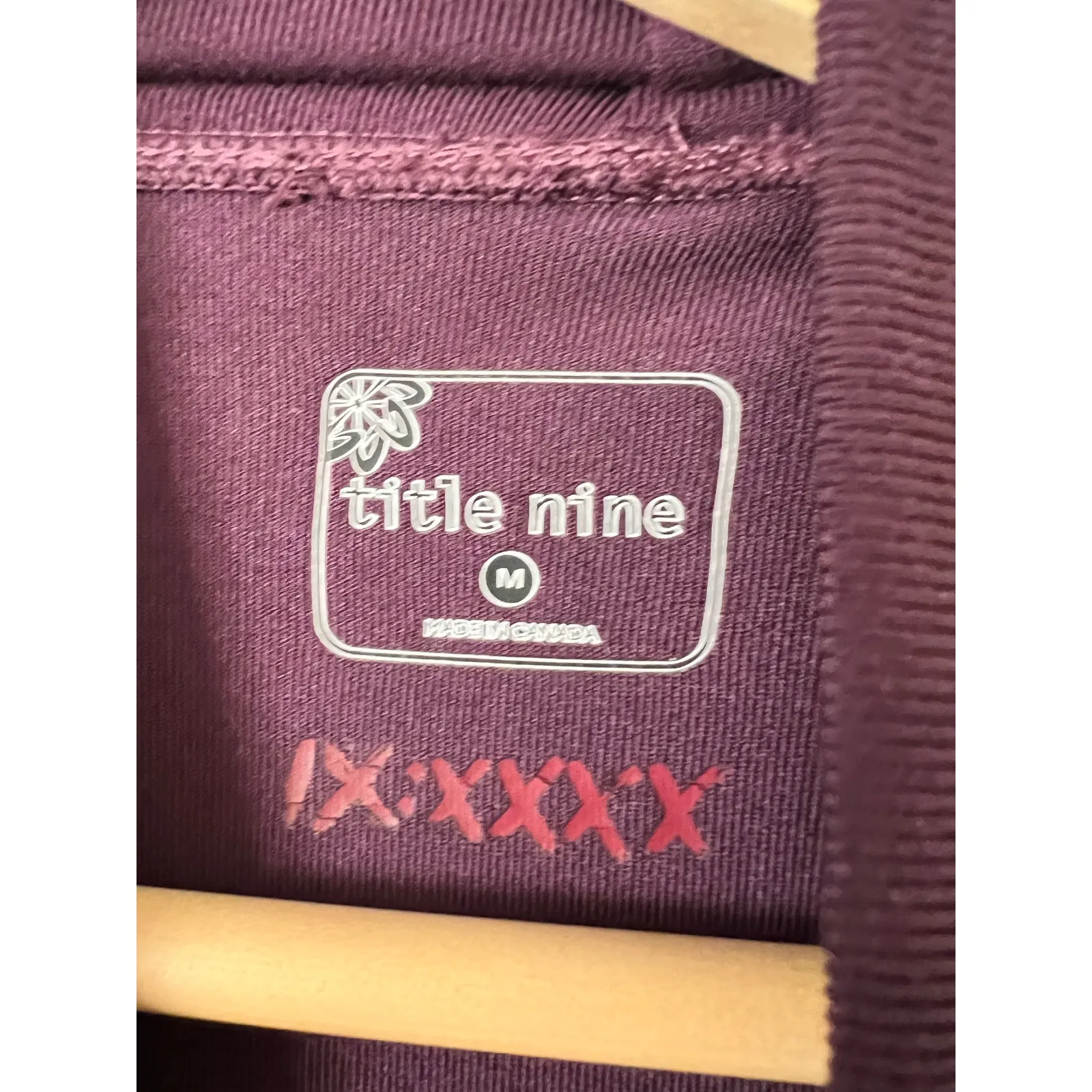 Title Nine Getaway Turtleneck Purple Dress Long Sleeve Stretchy Made in Canada M - Image 7