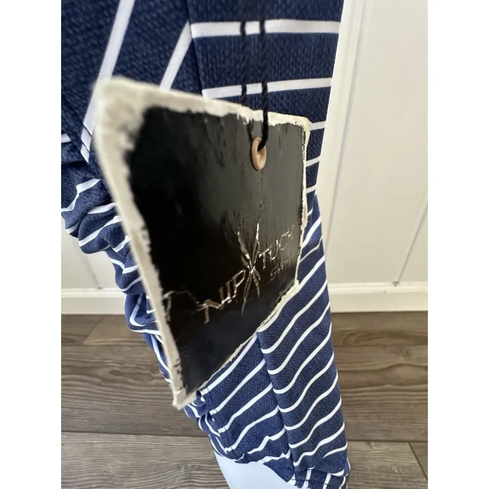 Nip Tuck Sorrento Stripe Joanne One Piece Swimsuit Navy MultiFit Cup SZ 8 NWOT Blue - Image 7