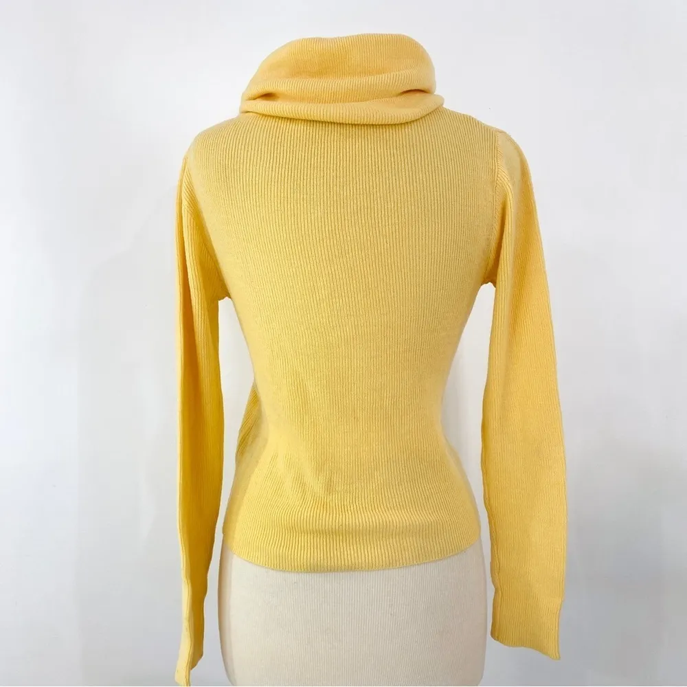 Vintage yellow turtleneck Size L - Image 5
