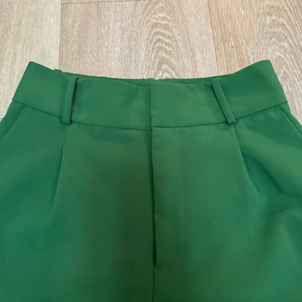 ZARA  Green Trousers Dress Pants - Image 7