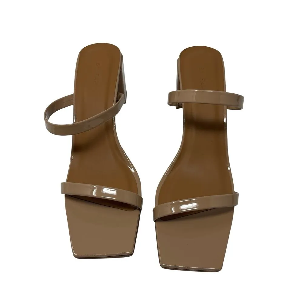 By FAR TANYA KRAFT PATENT LEATHER in NUDE sz 40 - Image 2