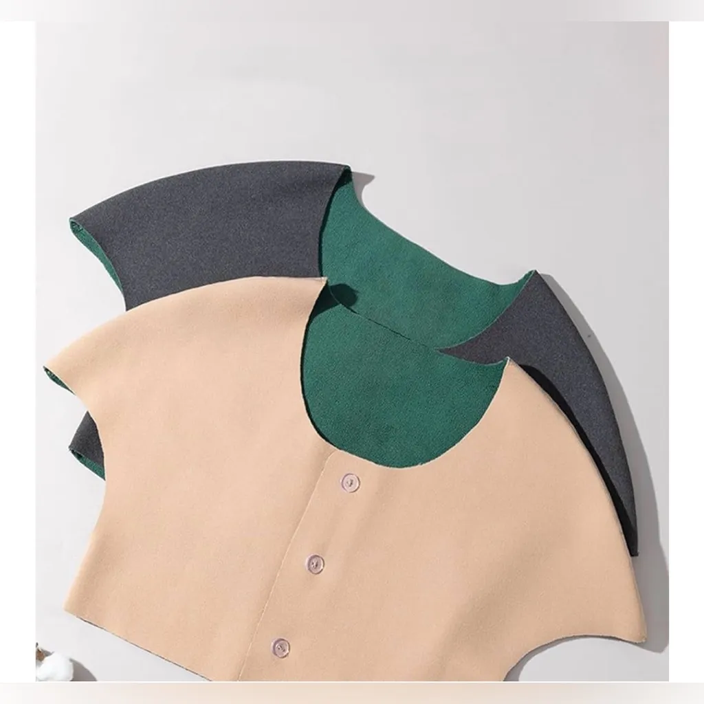 NEW Shoulder Warmer Support Brace Plus Integrated Velvet Protection Wormwood 2X Tan - Image 2