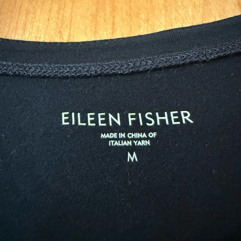 Eileen Fisher Cozy Viscose Stretch Jersey Dress & Certified Dyeing NWT MSRP $298 - Image 3