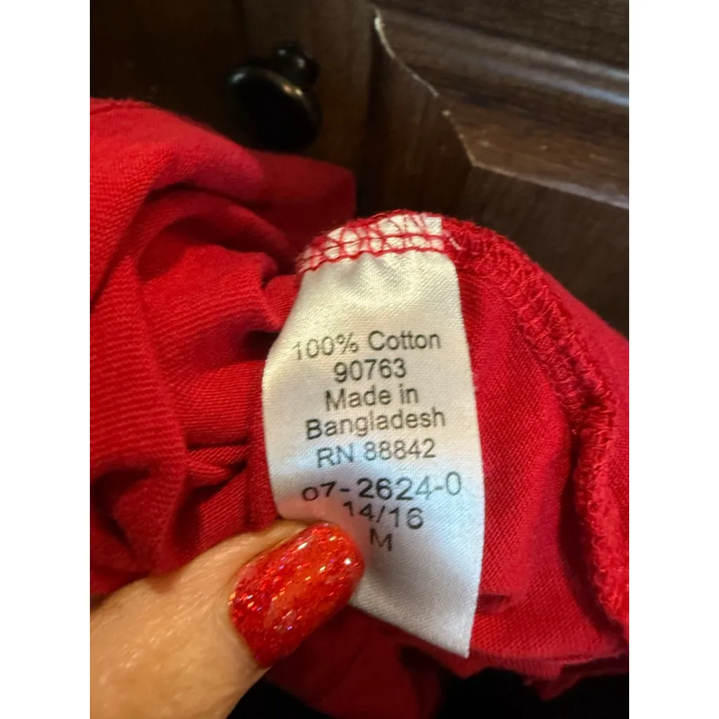 Women's Woman Within Red Long Sleeve Turtleneck Tee 14 - Image 7