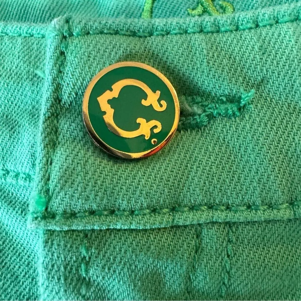 C. Wonder Skinny Crop Bright Green Denim Jeans Women’s Size 30 EUC - Image 4