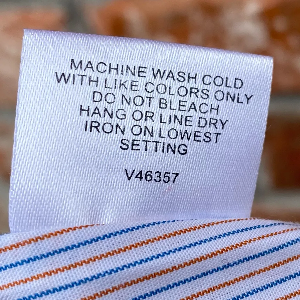 Romeo & Juliet Couture fan-sleeved pinstriped blouse / M / EUC* - Image 14