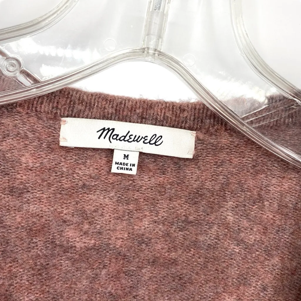 Madewell Kent Wool Blend Open Front Cardigan Sweater - Image 3