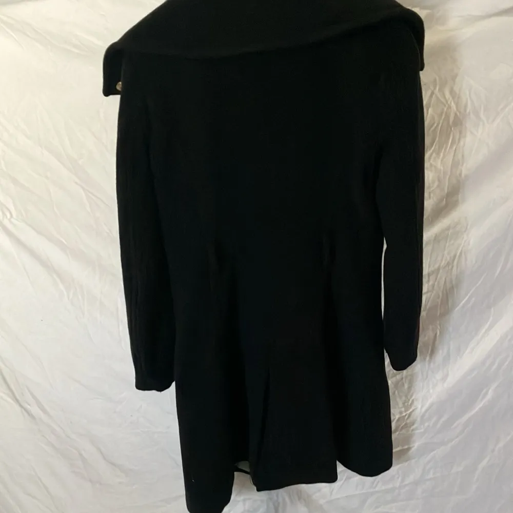 Coach:Black Wool/Angora/Nylon Blend- Green Signature lining-Gold buttons- XS - Image 13