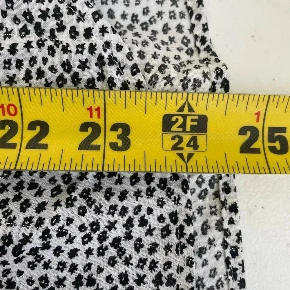 Ann Taylor Loft Women Long Sleeve Cotton Button Up Blouse Shirt Cottagecore 0233 - Image 7