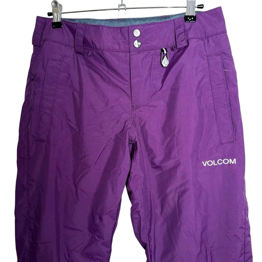 Volcom  Boom Insulated Snow Pants Women’s Purple Sz Small | Ski Snowboard Winter - Image 3