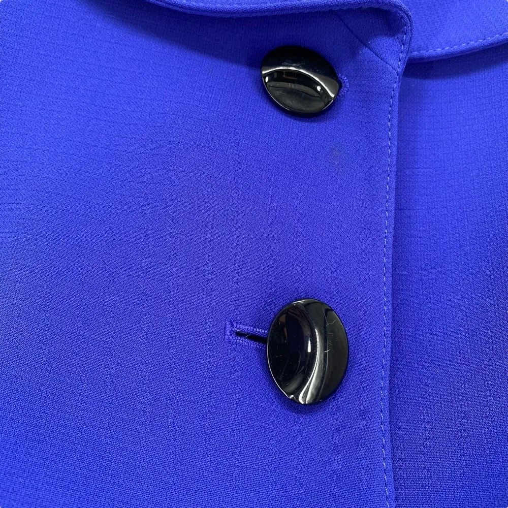 Tahari Women’s Petite Royal Blue Blazer Jacket - Image 5