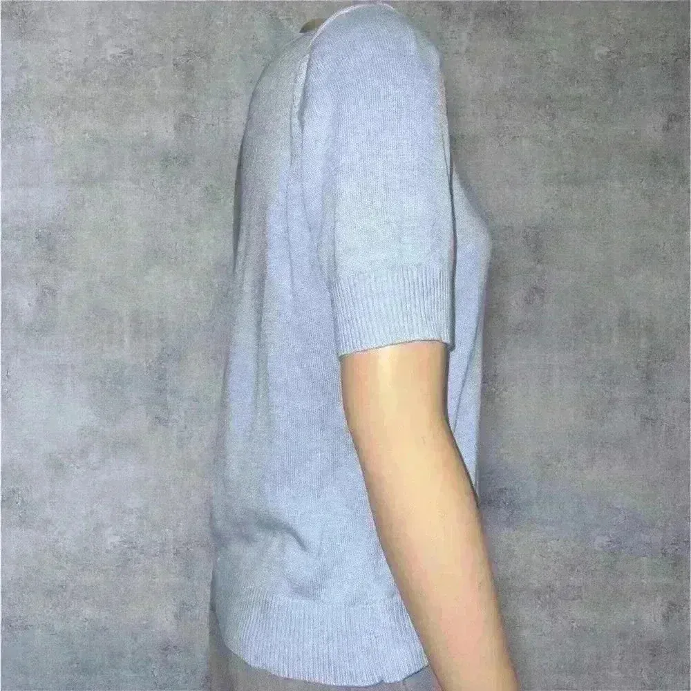 appleseed's Appleseed’s women’s Spindrift™ Soft Short-Sleeve Sweater Shell top size PM - Image 4