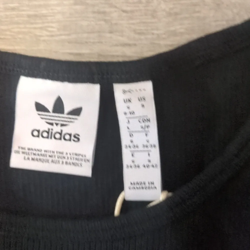 Adidas black rib tank dress size small - Image 4