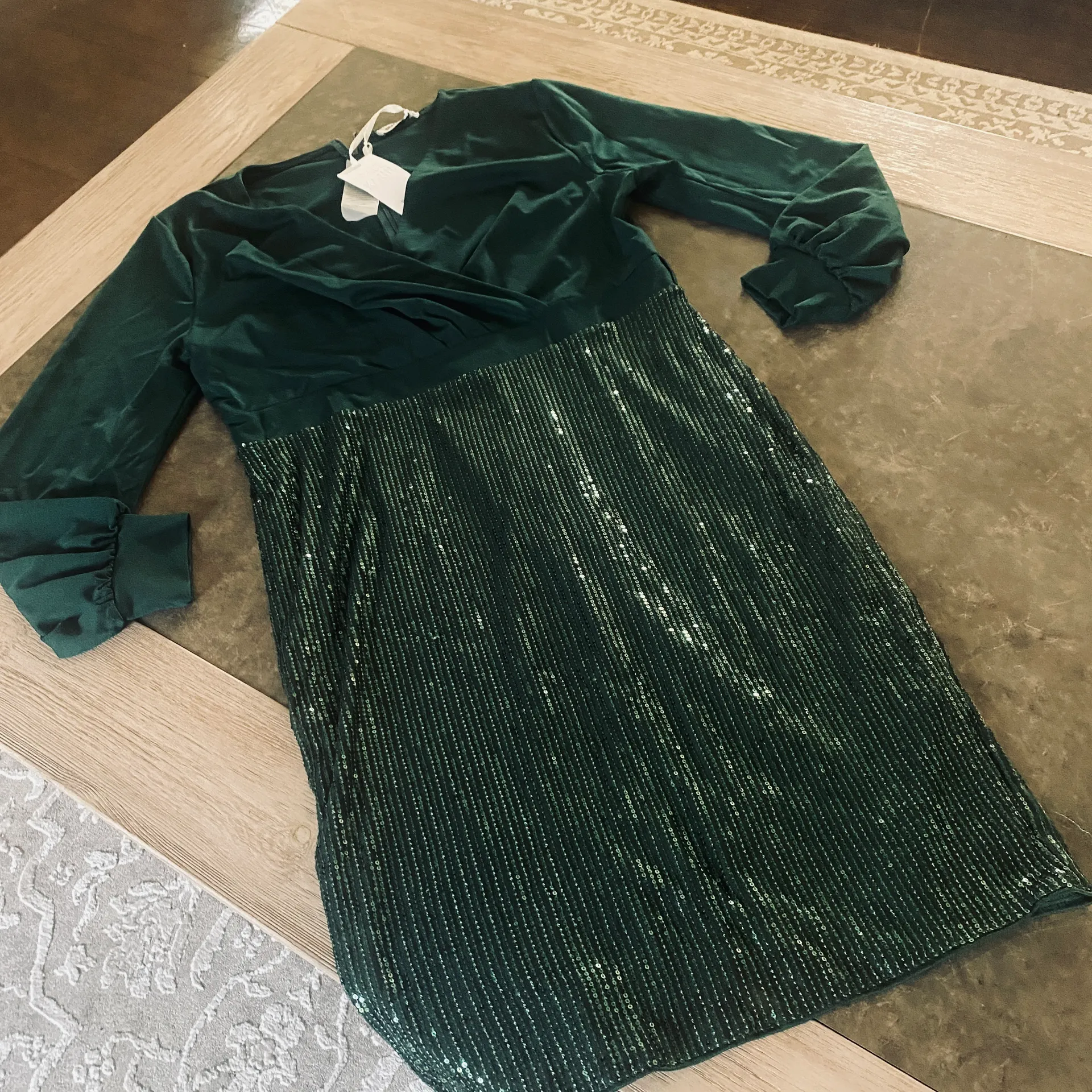 Women's Sequin Sparkly Party Dress Cocktail Bodycon Glitter Dresses Long Sleeve - Image 9