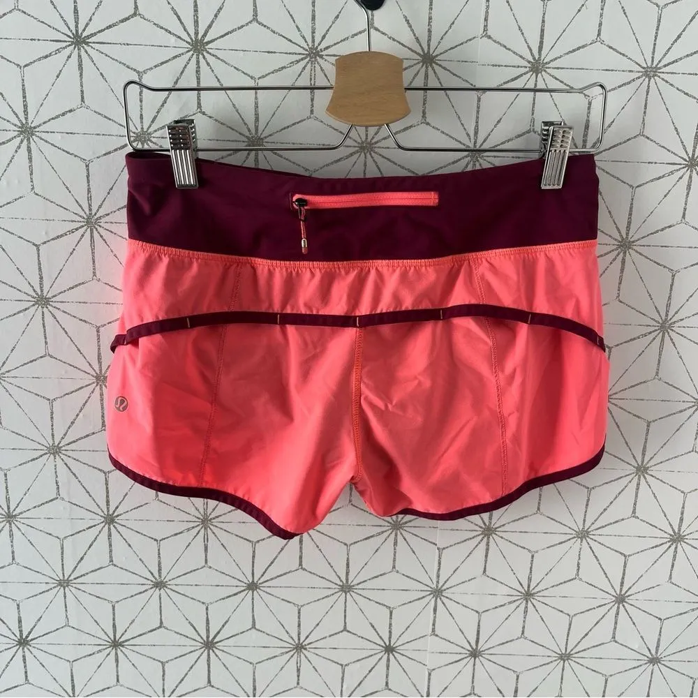 Lululemon Speed Short Pink Maroon 2.5” - Image 6
