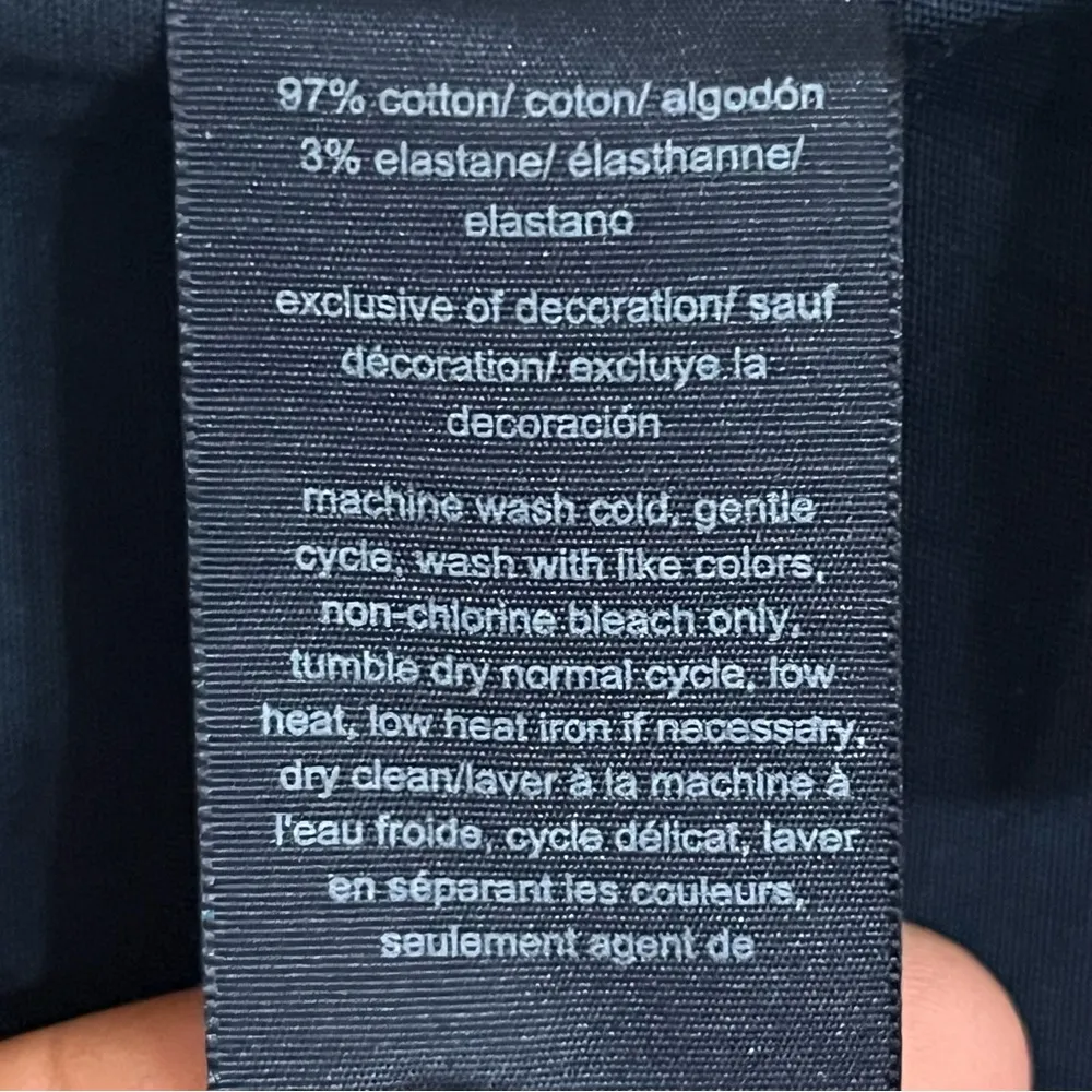 Women’s Tommy Hilfiger‎ Navy With White Polka Dots Chino Shorts Size 20W Pockets - Image 8