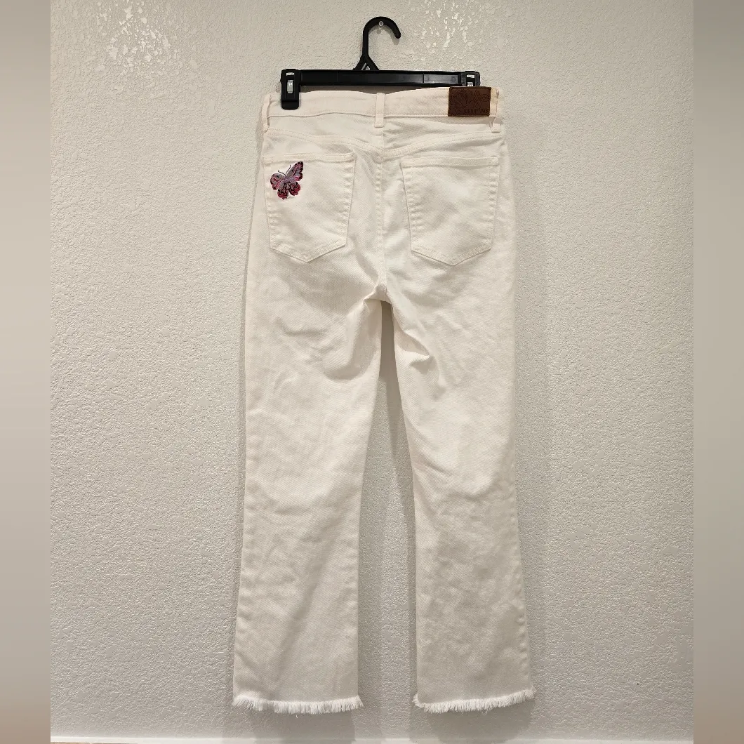 Johnny Was The Cropped Baby Boot Jeans White Size 26 - Image 3