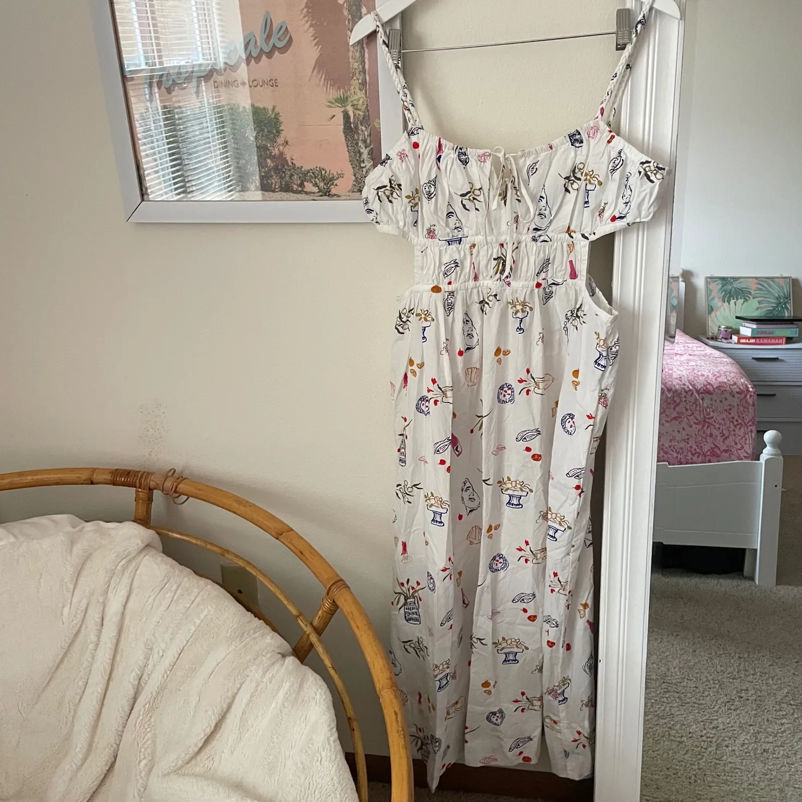 Madewell x Lisa Says Gah Greek Icon Coastal Cutout Midi Dress - Image 2