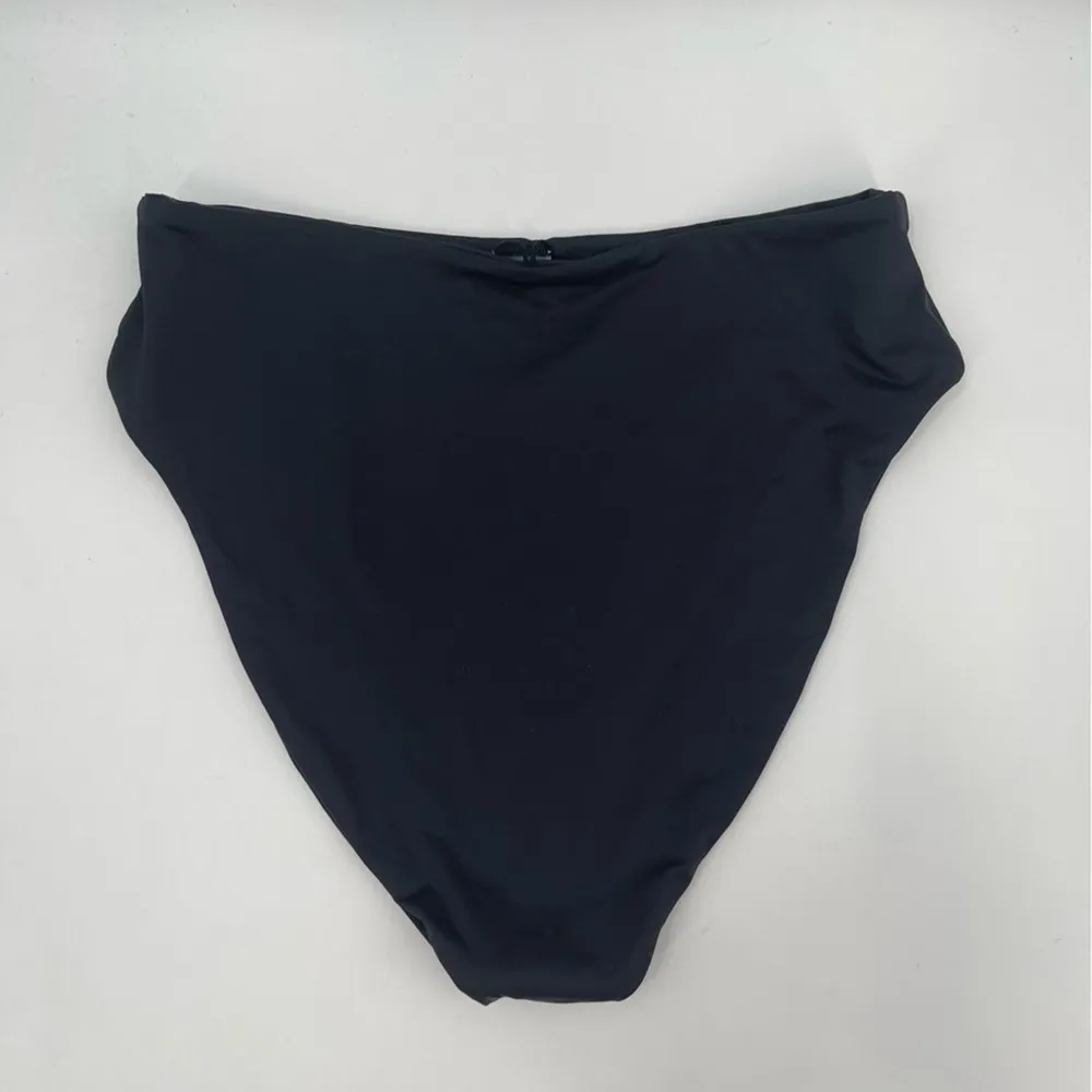 NEW Good American Bikini Bottom Large Good Waist Swimsuit High Waist Black NWOT - Image 5