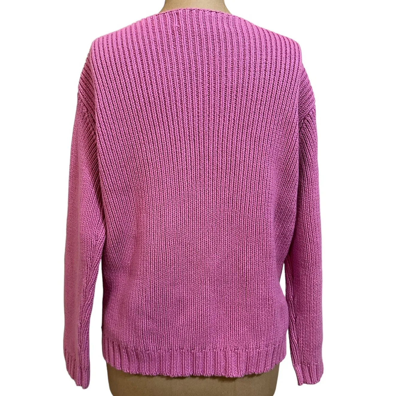 L.F. Markey Crewneck Sweater Pink Size M - Image 6