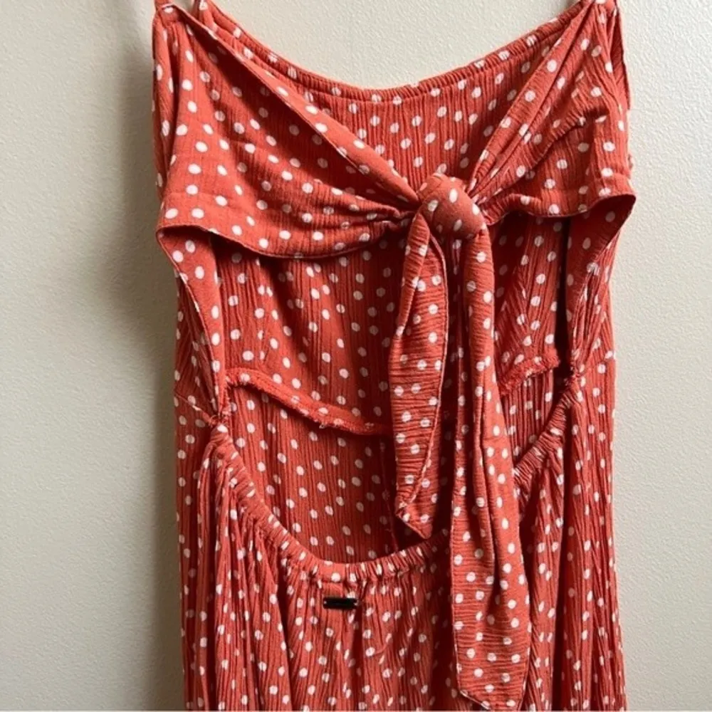 O’Neill JALADRA Dot gauzy orange  jumpsuit XS - Image 5