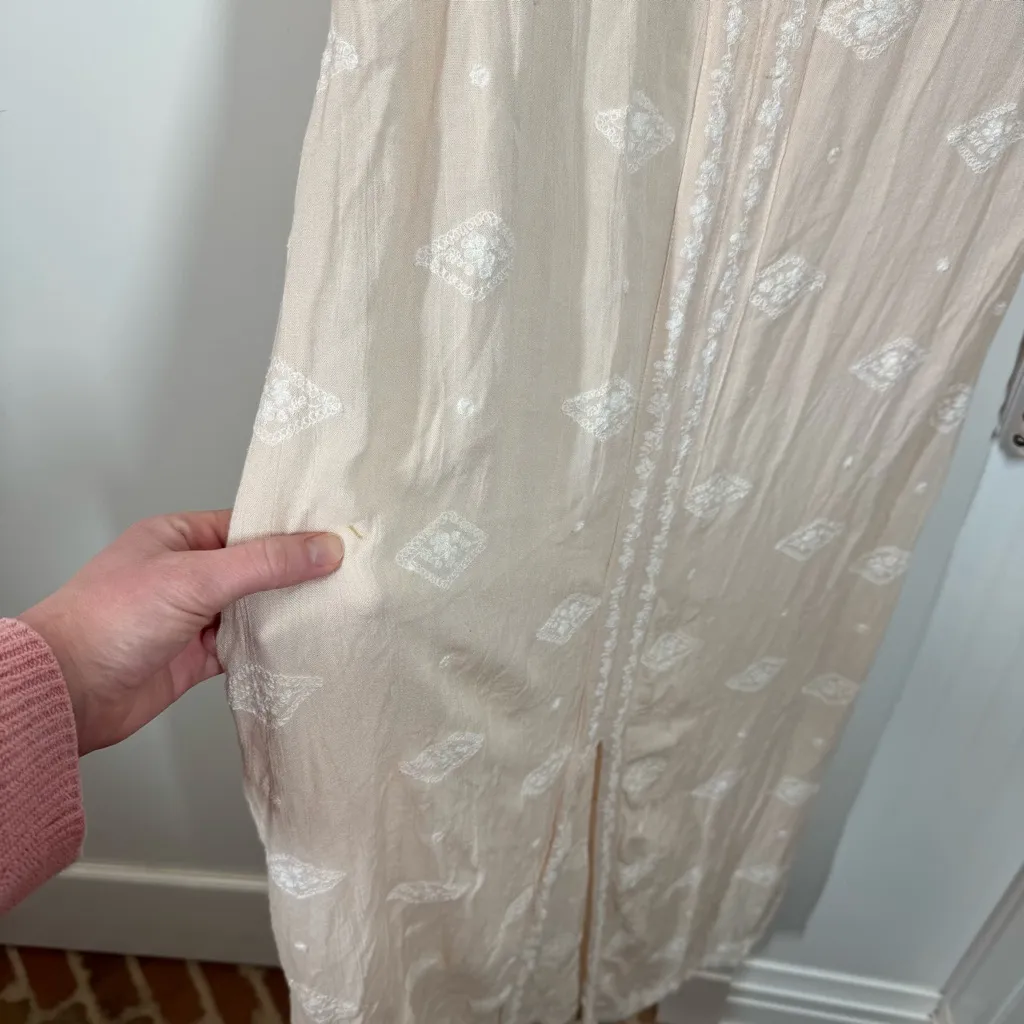 Free People Lily of the Valley Midi Maxi Dress Size Large Whimsical Prairie - Image 7