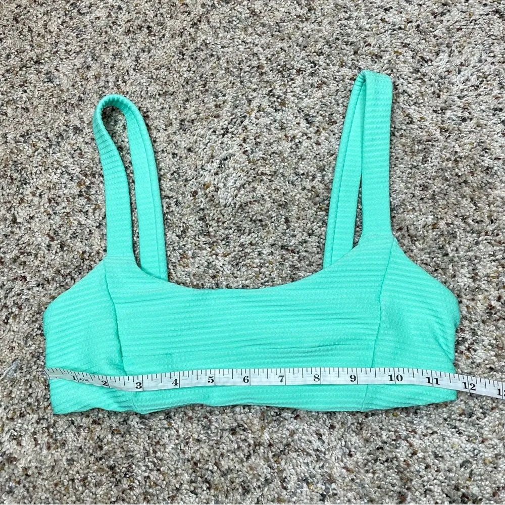 Jess Bikini Top in Bright Teal Small - Image 8
