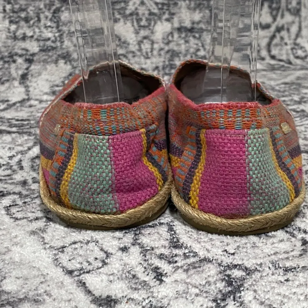 Kaanas Striped Espadrille Flats Size 36 - Image 5