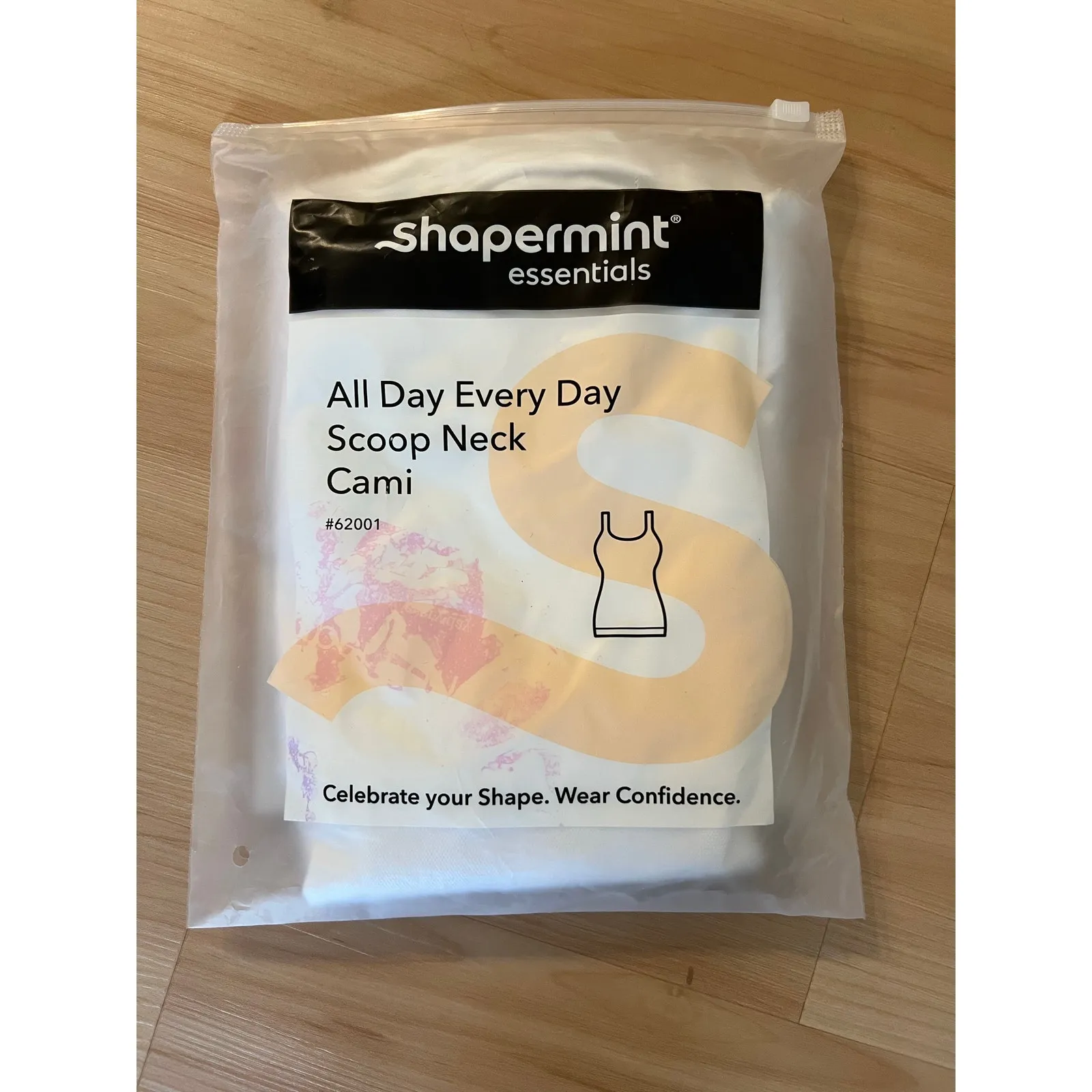 Shapermint Essentials All Day Every Day Scoop Neck Cami White Size XXL - Image 3