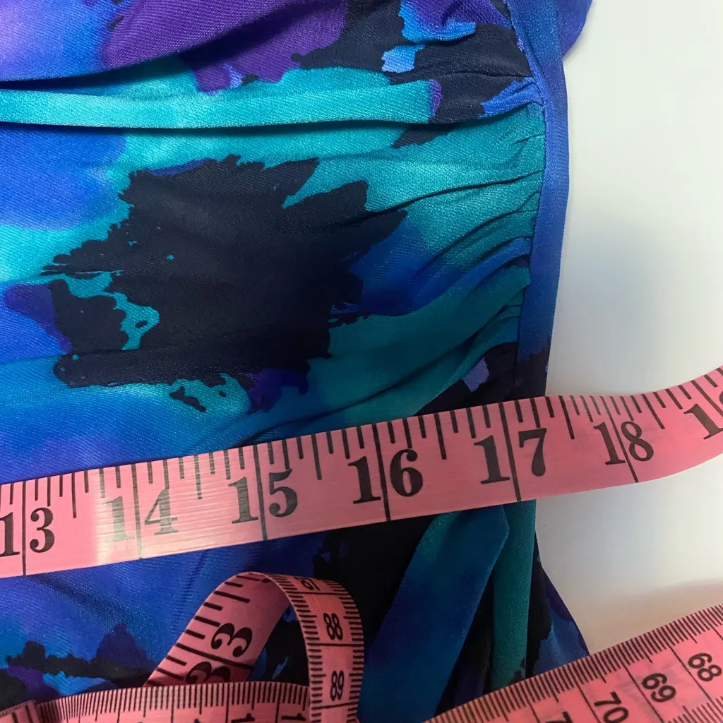 LAUREN RALPH LAUREN‎ floral rouched waist faux wrap dress - Image 10