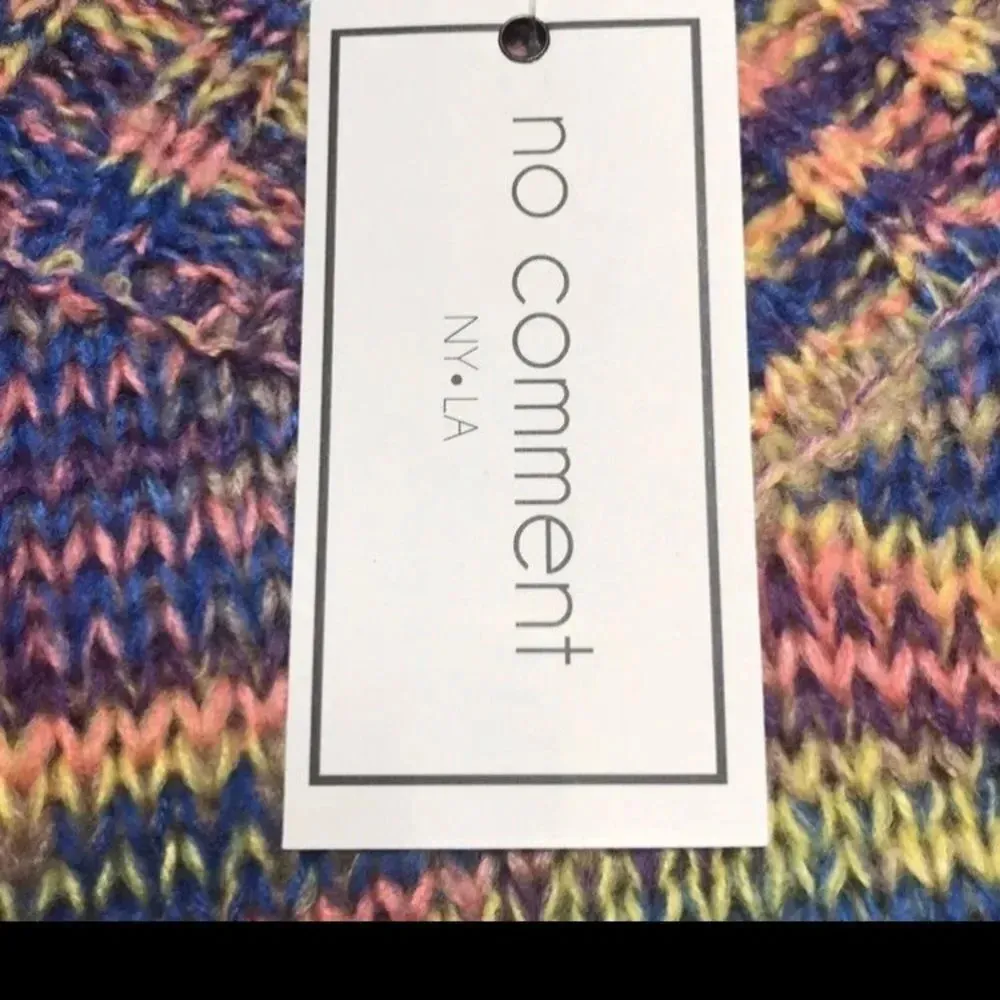 No Comment Space dye Sweater Dress, M - Image 3