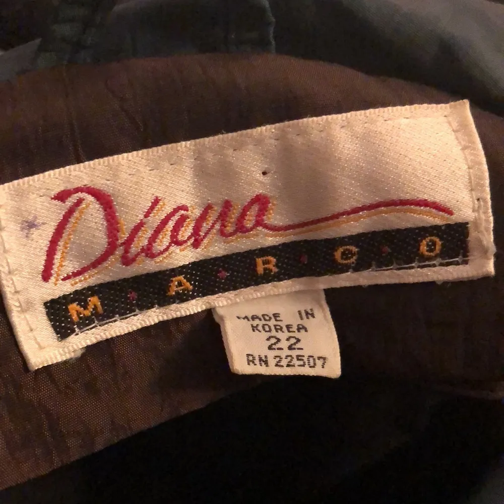 Vintage 80s Diana Marco Patchwork Quilt Coat Jacket Wool & Velvet Texture sz 22 Multiple - Image 5