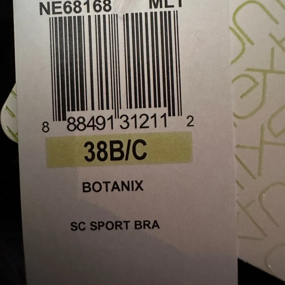 Next Botanix Soft Cup Sport Womens Bikini Top Multicolor NWT Black Size undefined - Image 4