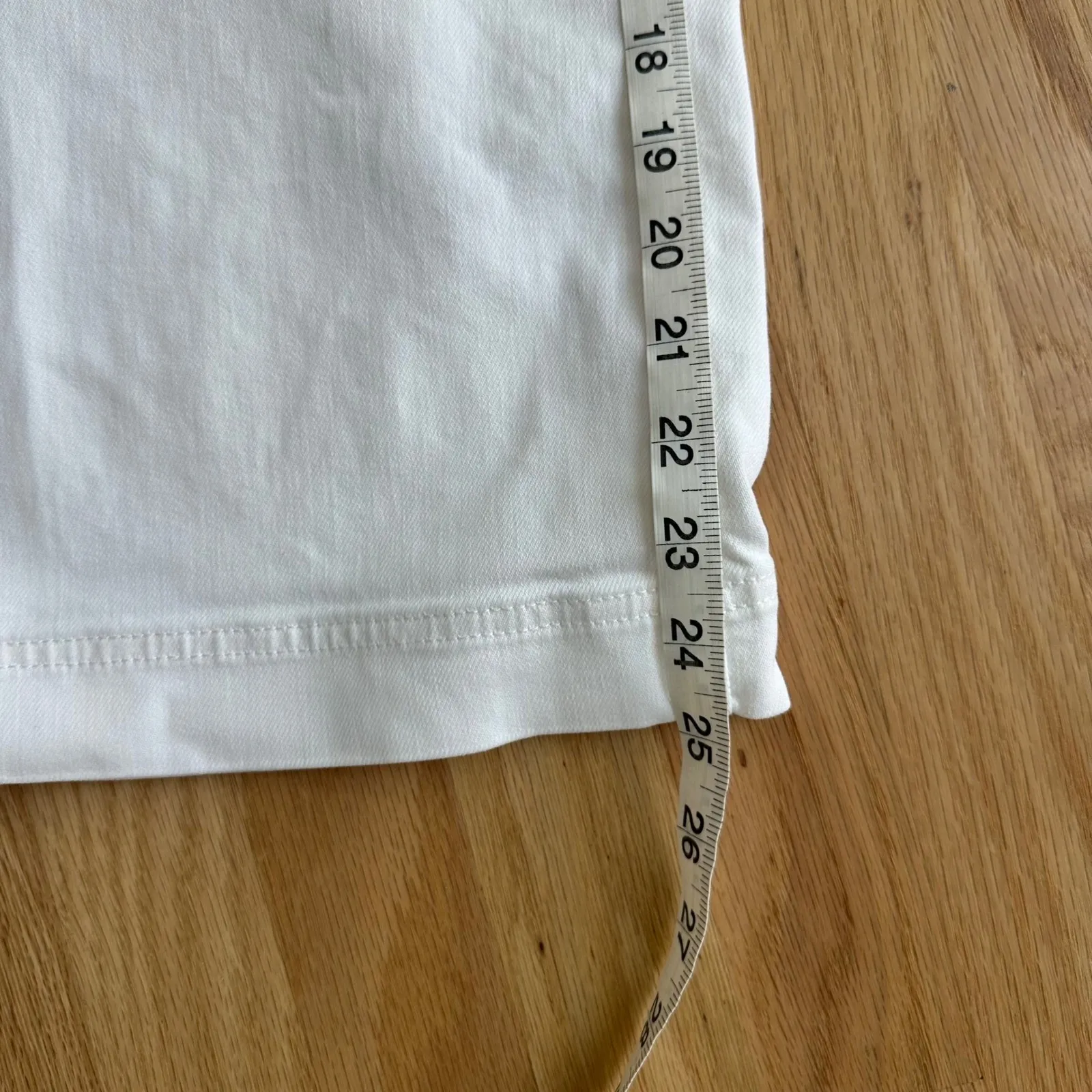 Everlane Wide Leg Utility Crop Pants High Rise White‎ Twill Casual Size 26 - Image 10